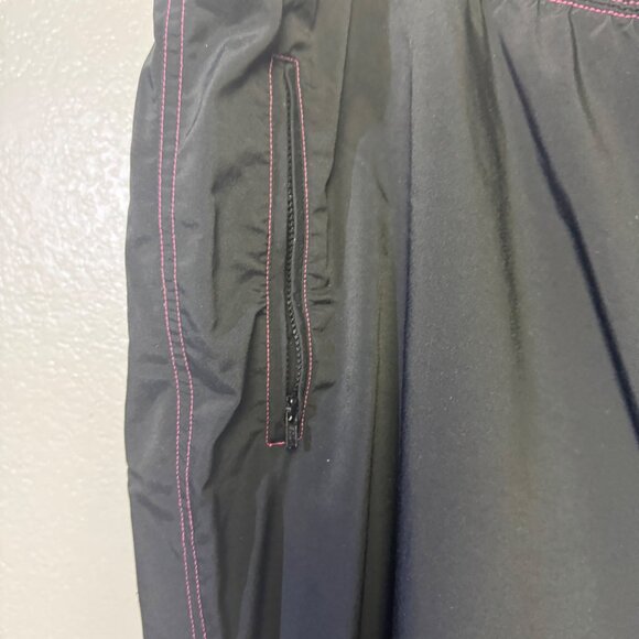 Venezia Sport 22/24 Women Black Full Zip Jacket Pants Set Pink Stitching - Picture 7 of 9